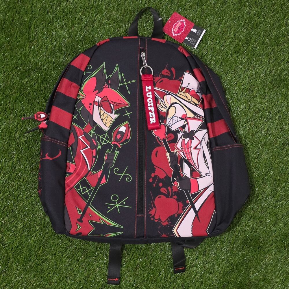 Hazbin Hotel Alastor Vs. Lucifer Backpack New